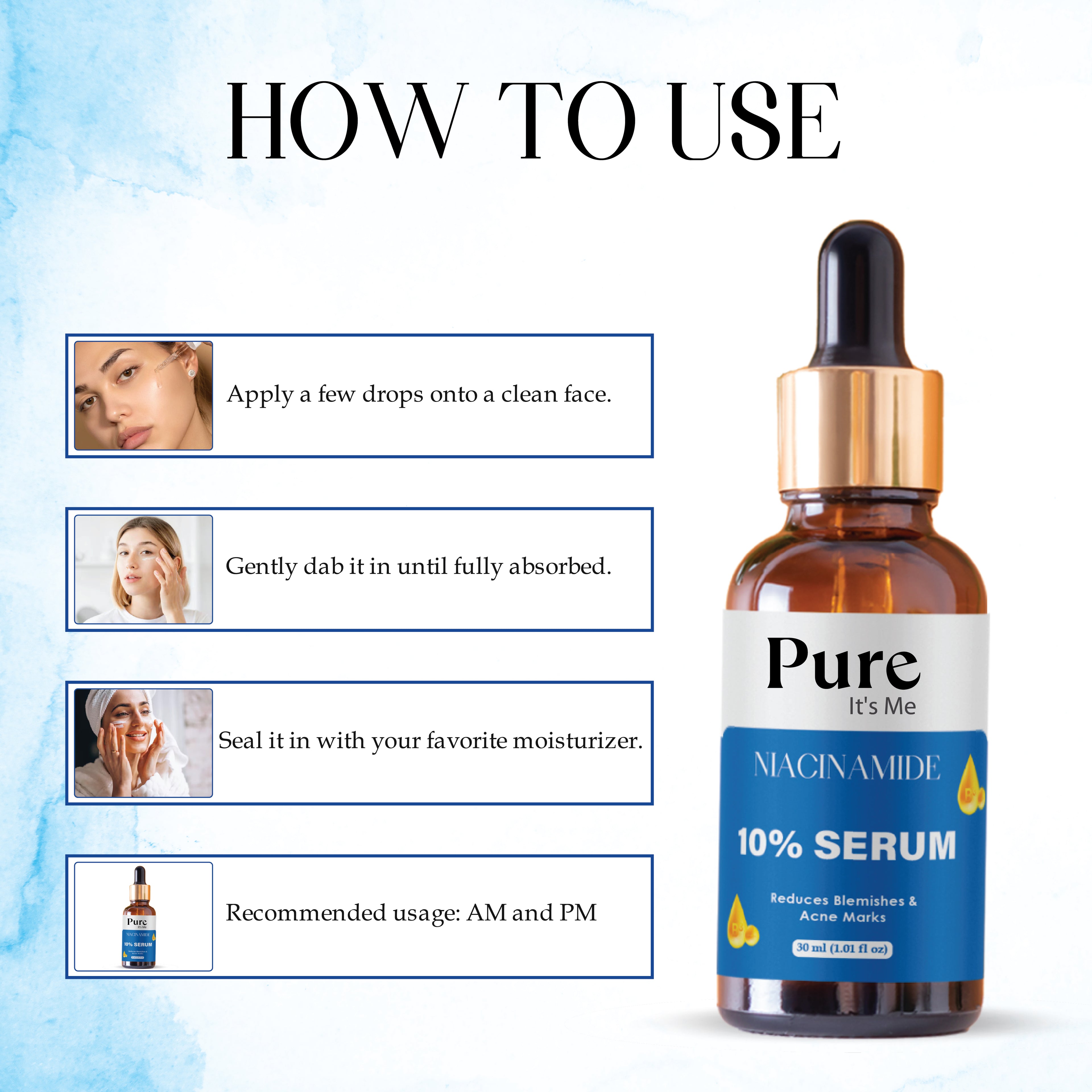 PUREITSME NIACINAMIDE FACE SERUM