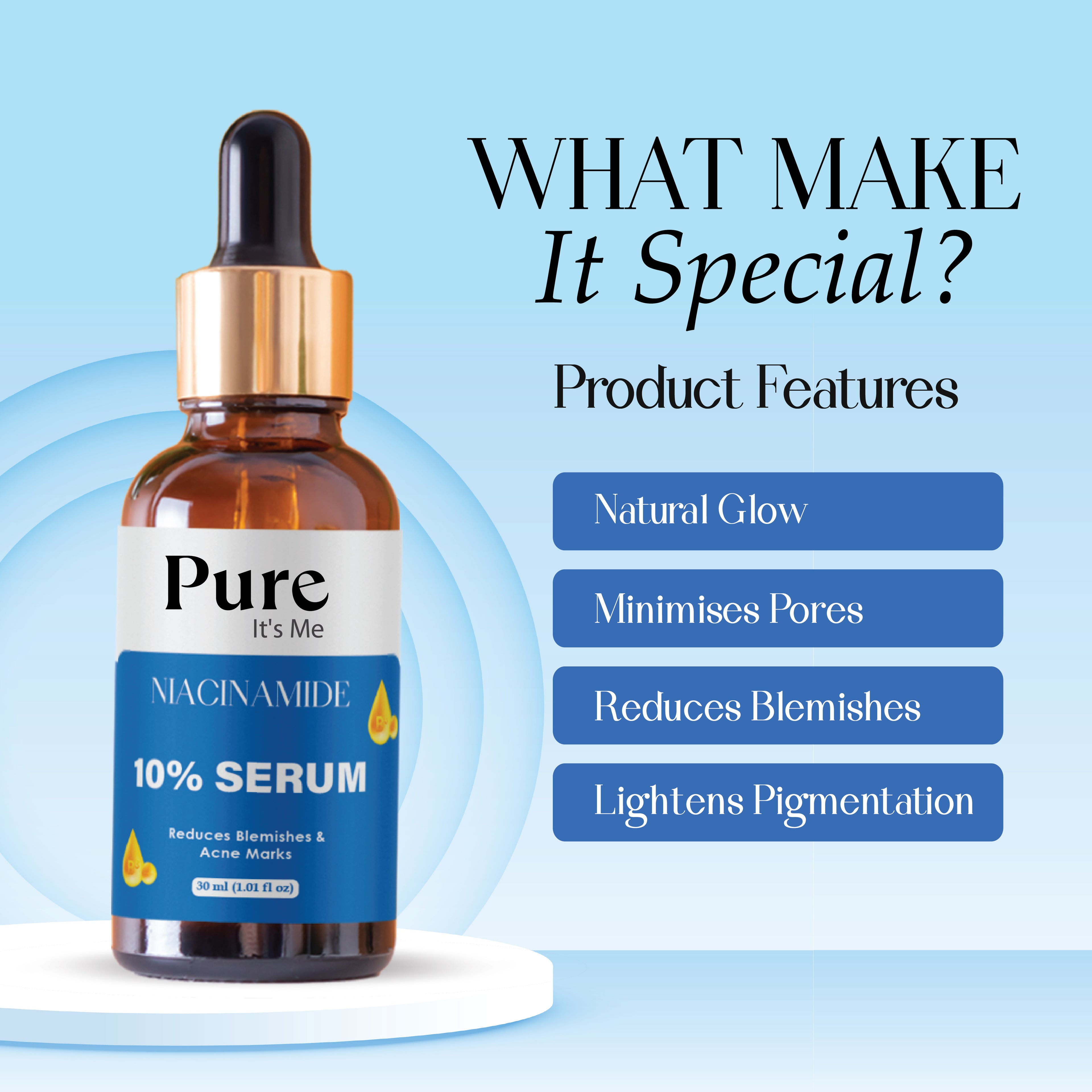 PUREITSME NIACINAMIDE FACE SERUM
